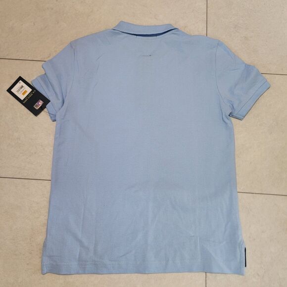 U.S Polo Assn Polo Light Blue Shirt Boys XL 10-12 Short Sleeve NEW - Picture 7 of 8